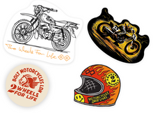Motorcycle artist stickers